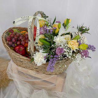 Flower Gift fruit basket