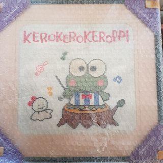 Framed Kerokeropi Cross Stitch