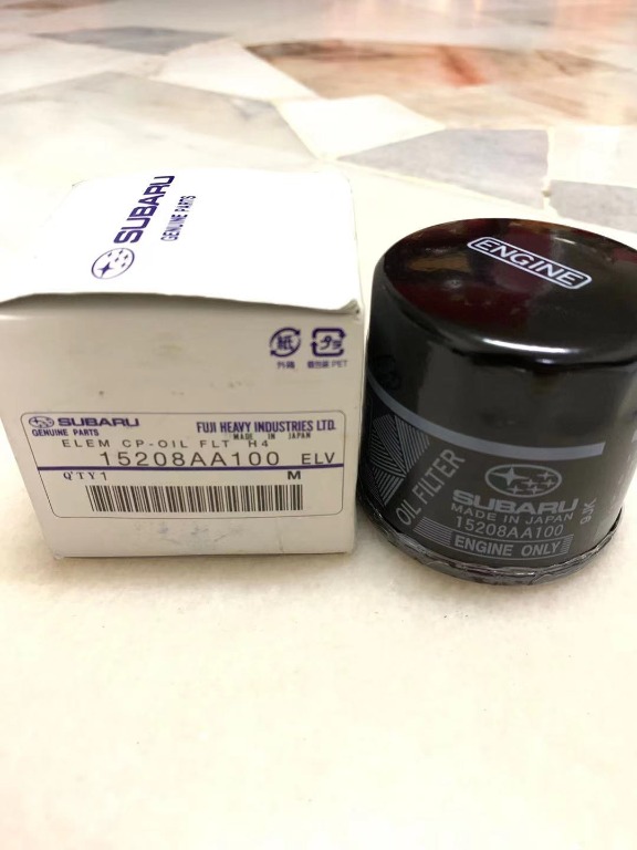 GENUINE SUBARU OIL FILTER (15208AA100) SUBARU XV