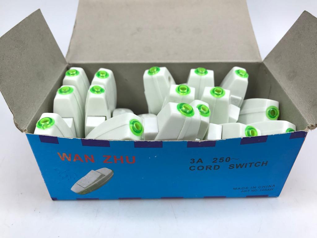 HANGING SWITCH/ CORD SWITCH ON/OFF, 3A 250V HEAVY DUTY, 105AW ...