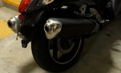 hayabusa stock exhaust
