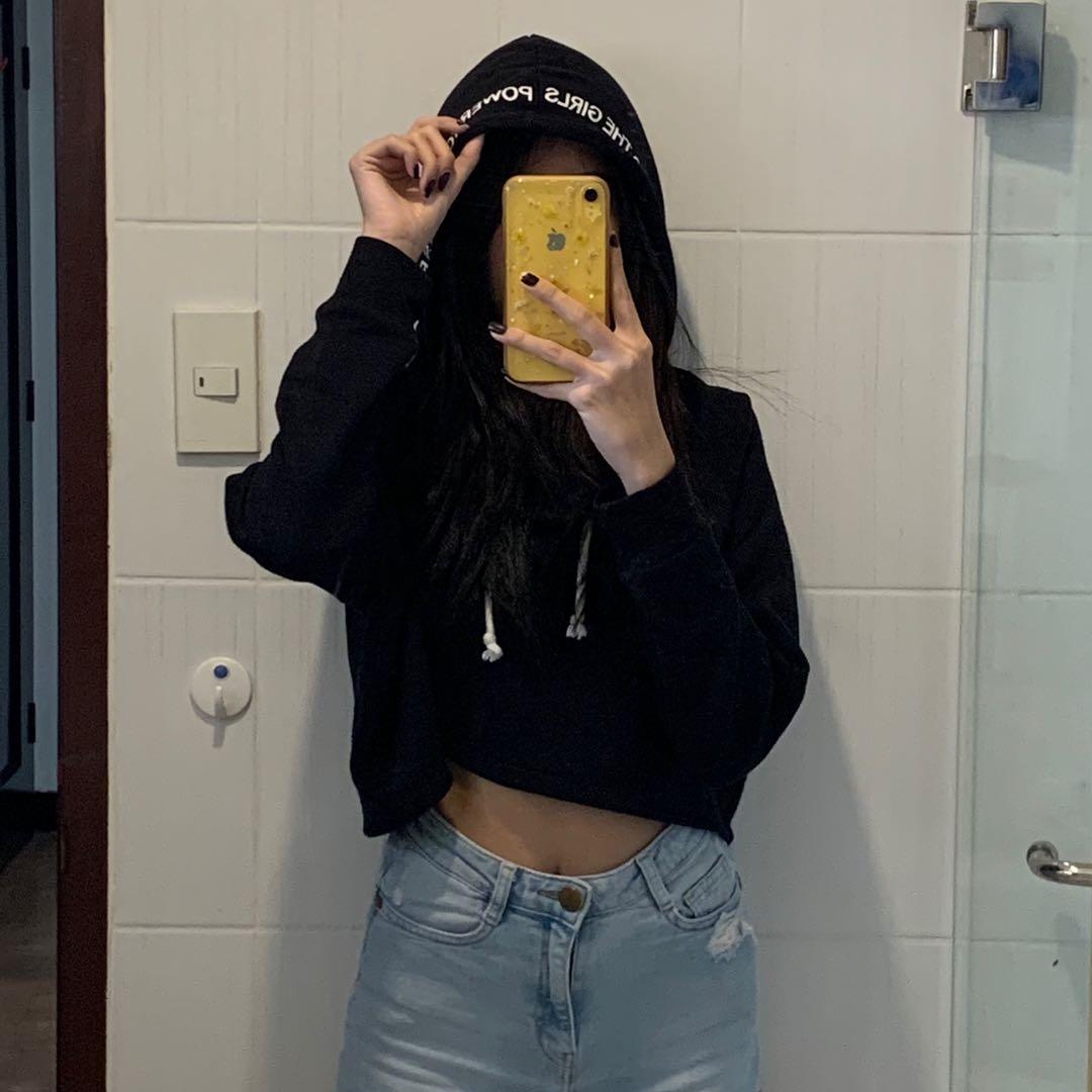 H&m crop sweatshirt outlet