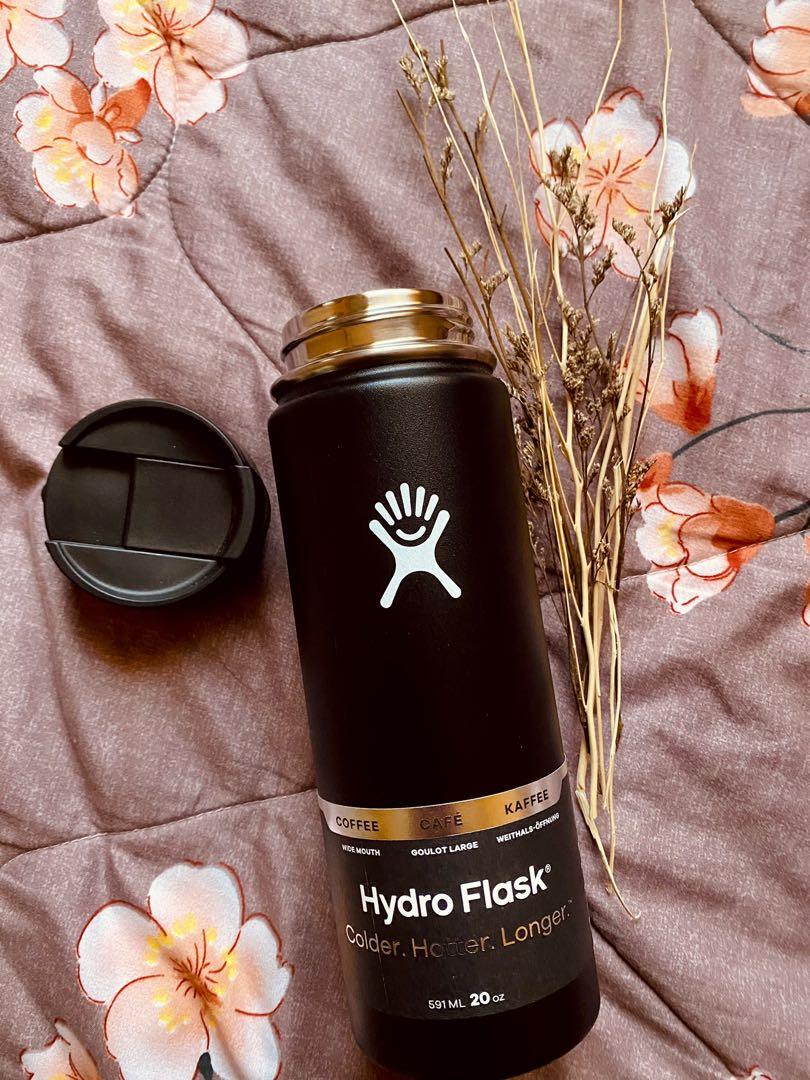 HYDRO FLASK 20oz (color Black ⚫️) (Category: Water Bottles & Tumblers) located in Quezon City. Submitted by averylie (Listing ID 1064331469, Image 2). Description: Authentic/ Legit/ Original Hydro Flask available 20oz ❗️❗️❗️ ✅ACTUAL PHOTOS POSTED (not taken from the internet, unlike photos of other sellers). The labelling wrapped around the tumbler is part of the packaging. It can easily be removed. ✅Each tumbler comes with a Hydro Flask bag. ✅Ke