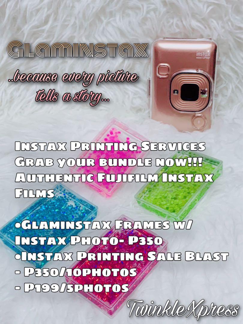 Instax Printing Services (Category: Printers, Scanners & Copiers) located in Manila. Submitted by twinklexpress (Listing ID 1064393477, Image 1). Description: 📸Instax Printing Services📸 Guaranteed Authentic Fujifilm Film Instax using Instax Liplay Grab your Bundle now!!! 🥰🥰🥰Valentines Sale Blast❤️❤️❤️ 📸Glaminstax Frames w/ Instax Photo - P350 📸Instax Printing Sale Blast -P350/10photos -P199/5photos We’ll be giving away freebies for every p