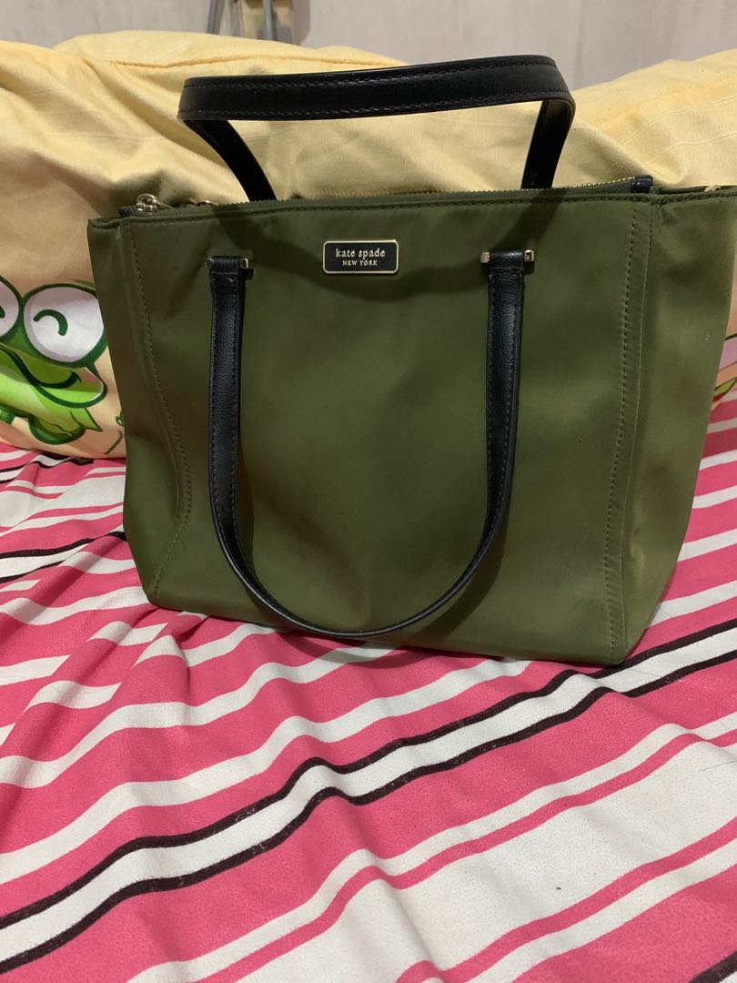 kate spade army green color, Women's Fashion, Bags & Wallets, Purses &  Pouches on Carousell