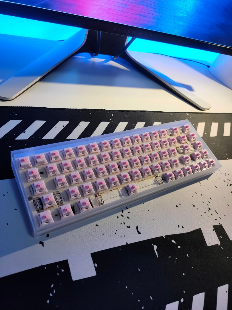 Kbdfans Tofu65 acrylic hotswapplable custom mechanical keyboard ...