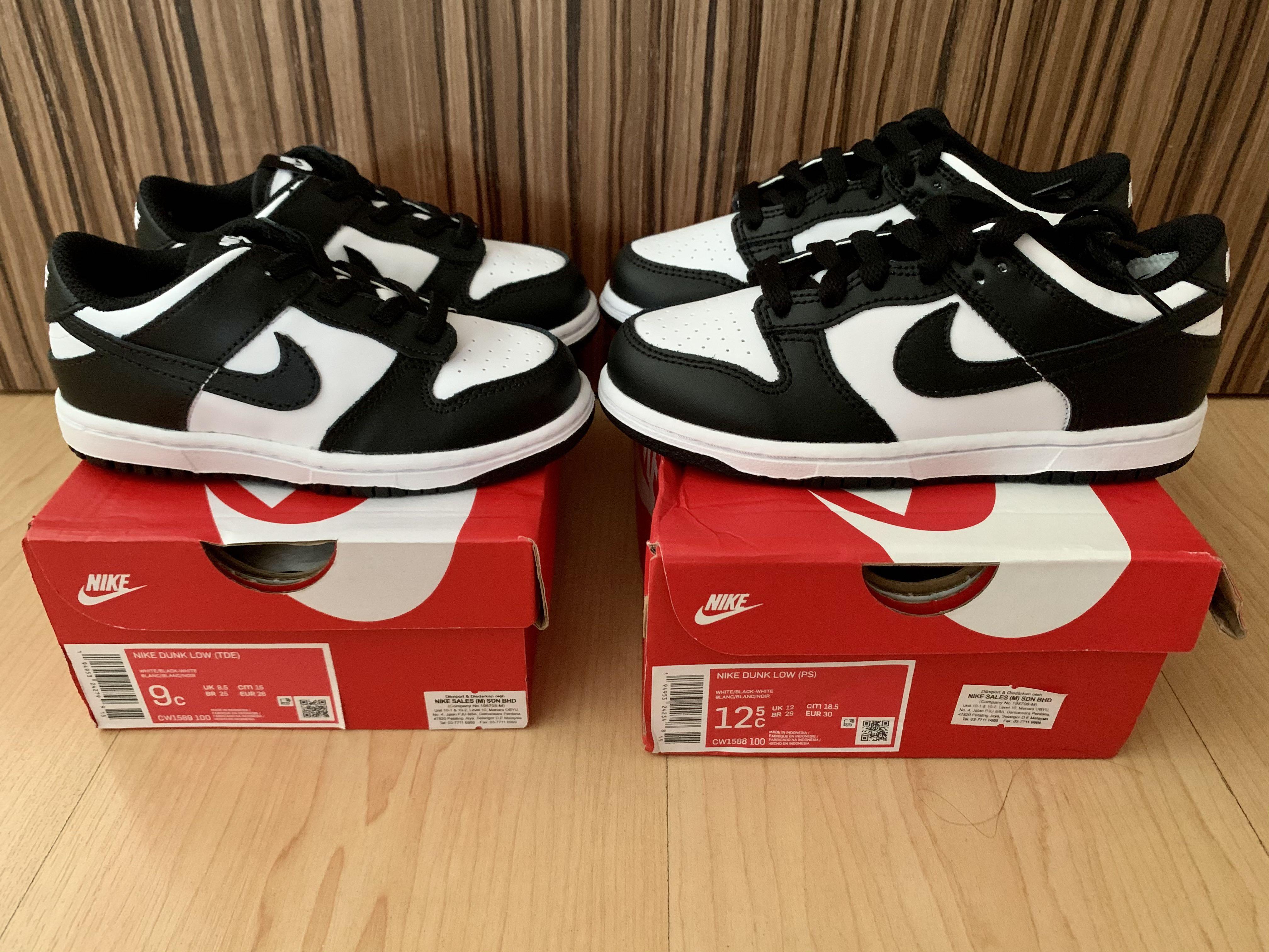 nike dunk low size 5