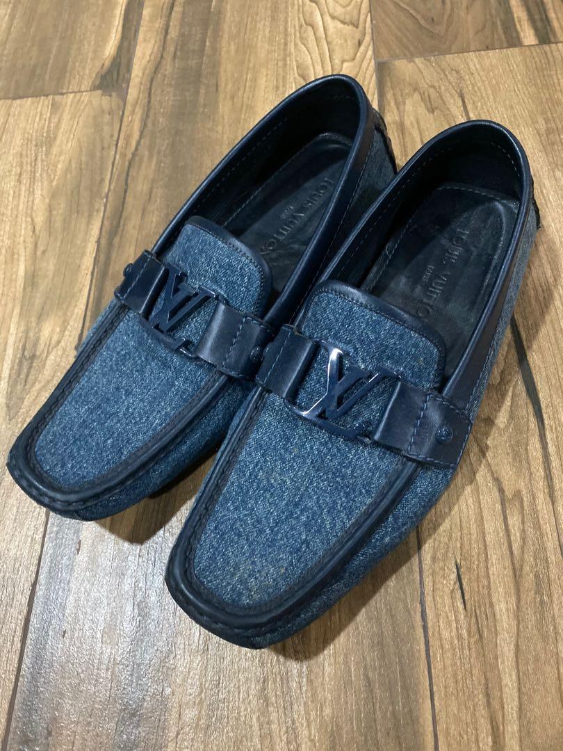Louis vuitton denim loafers outlet