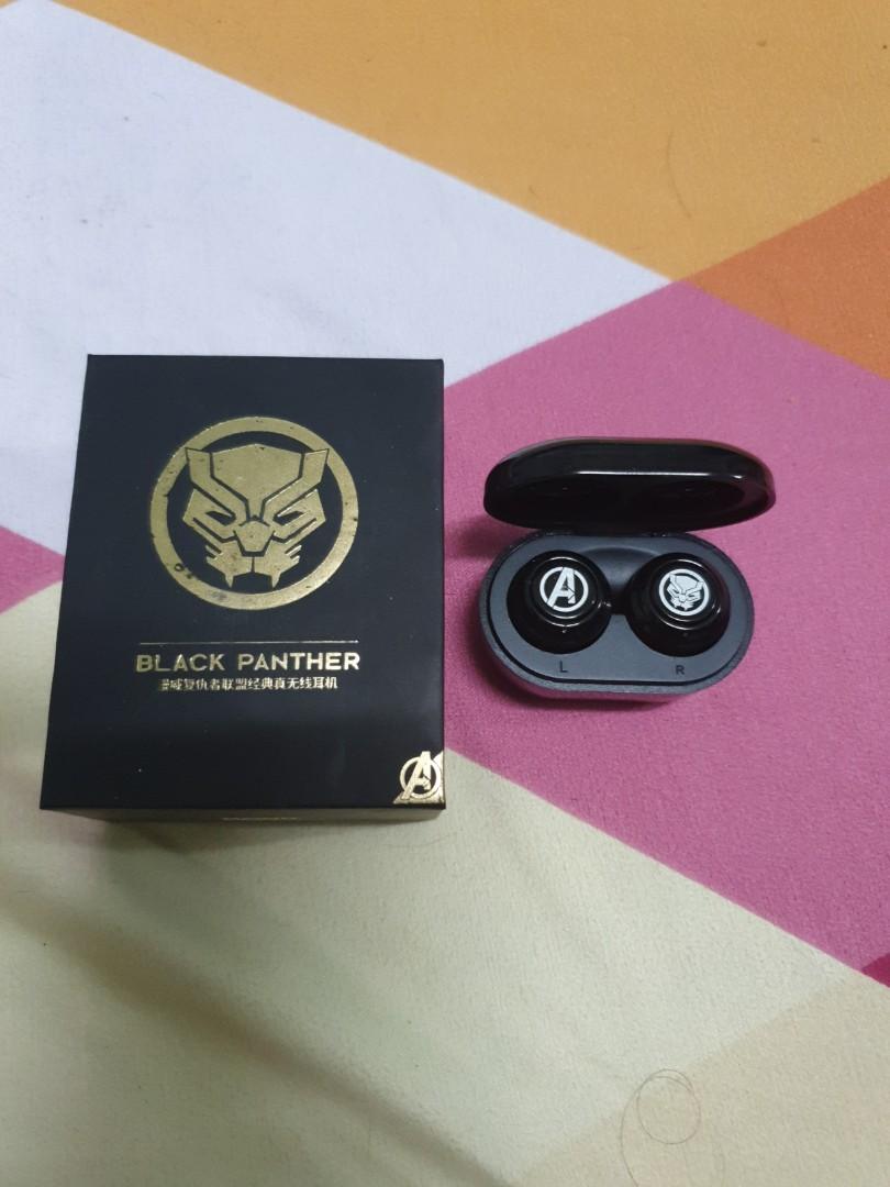 Marvel Black panther earbud, Audio, Earphones on Carousell