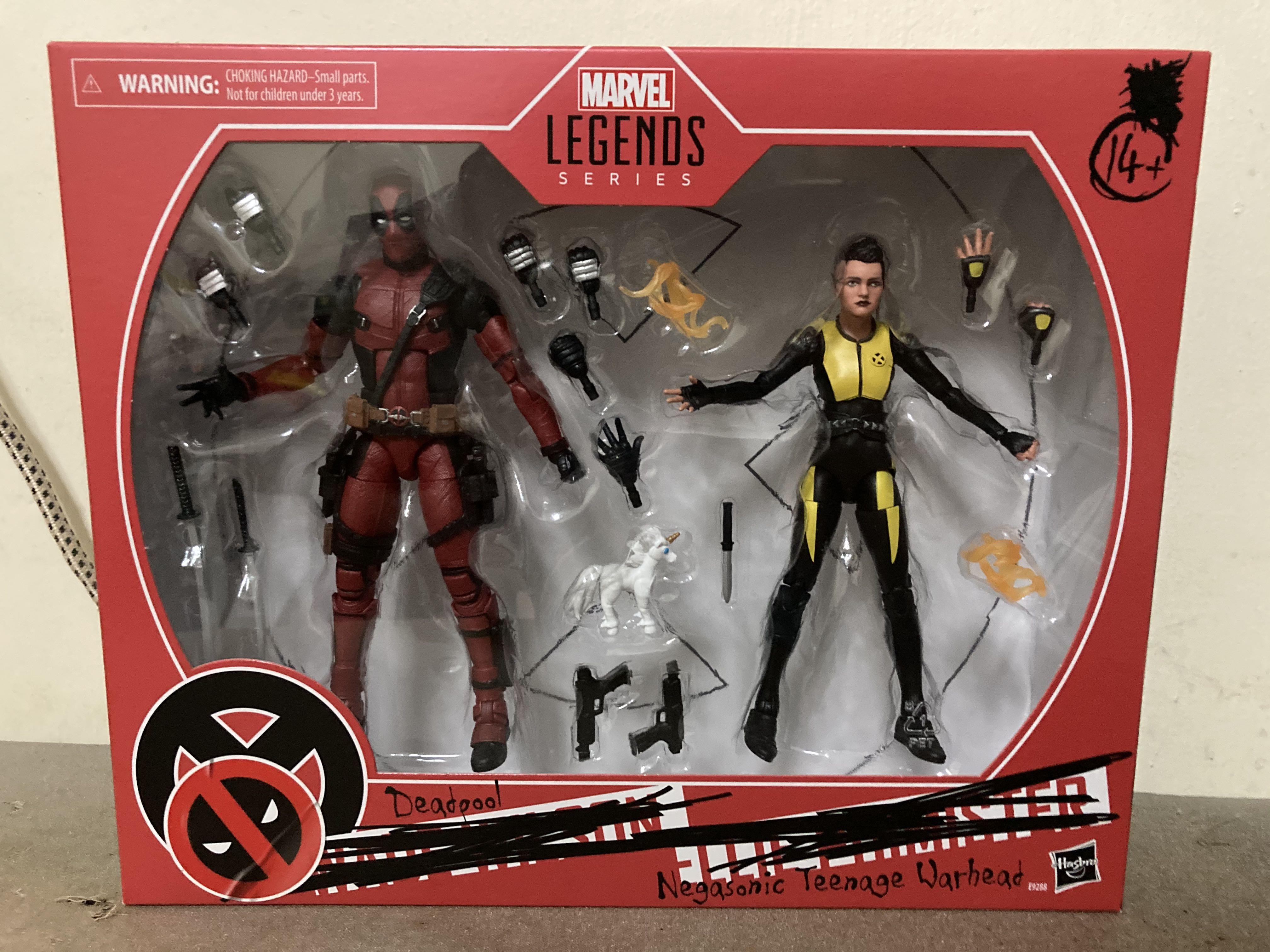 Marvel Legends 6" Deadpool Negasonic Teenage Warhead X-Men Movies Pack Sealed 