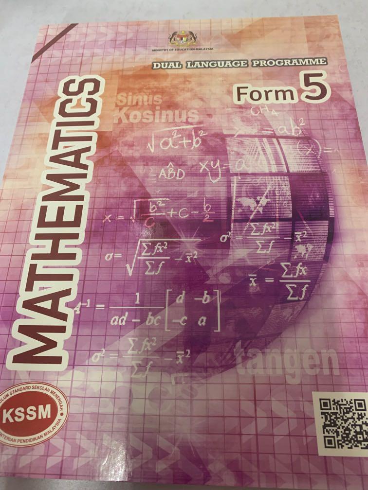Math textbook form 5