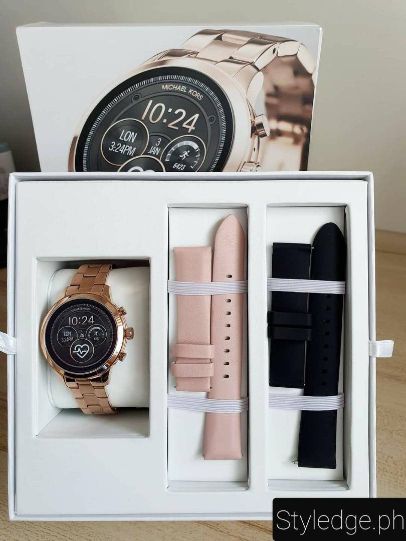Michael Kors Access Runway Smartwatch w extra straps Women s
