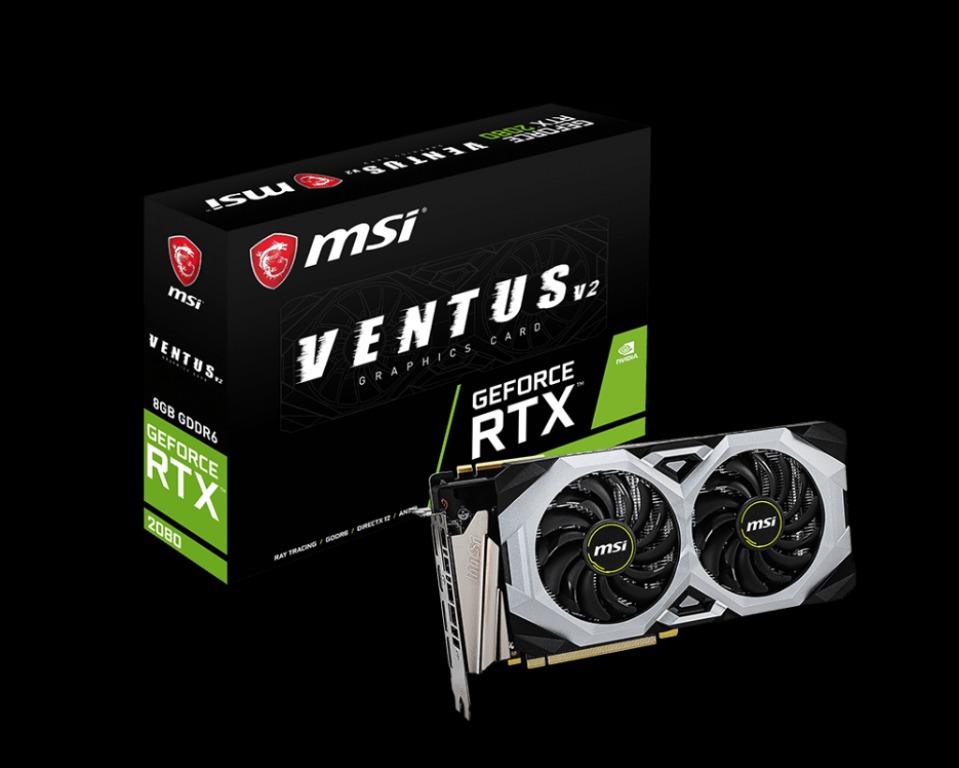 MSI RTX 2080 VENTUS V2, 電腦＆科技, 手提電腦- Carousell