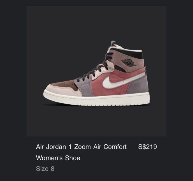 Nike Jordan 1 High Zoom Air CMFT Canyon Rust Women s Fashion