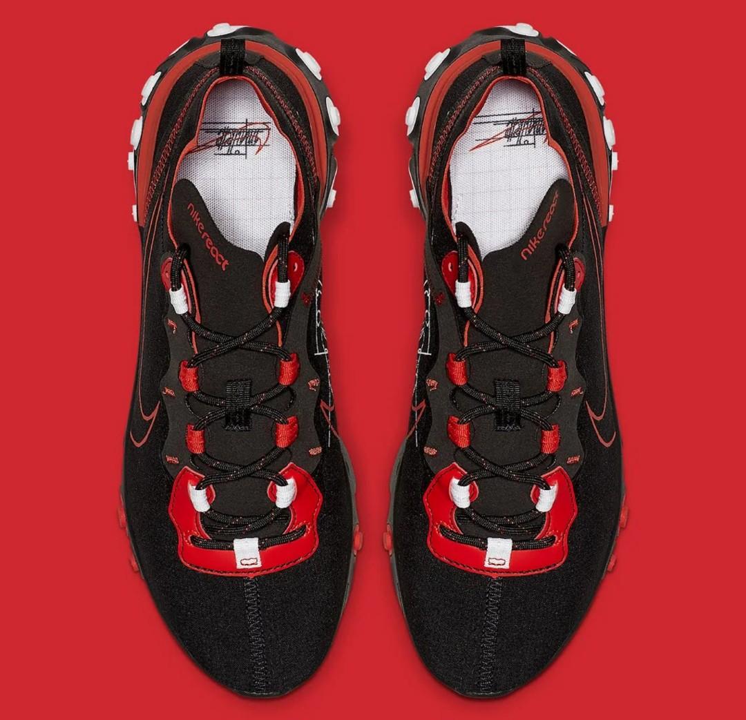 nike react element 55 script swoosh