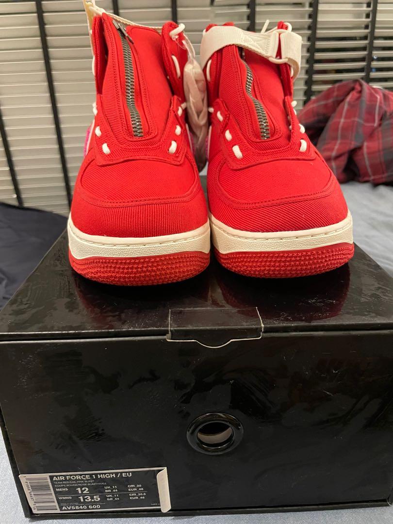 Nike x Emotionally Unavailable AF1 High US12 Men s Fashion Footwear Sneakers on Carousell