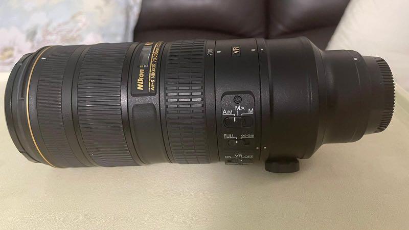 NIKON AF-S NIKKOR 70-200MM F/2.8G ED VR II 小黑7 第一版, 攝影器材