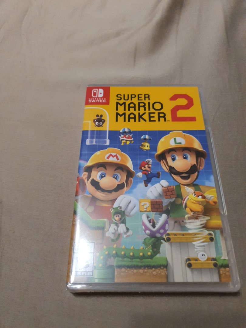 Nintendo Switch Super Mario Maker 2 USA Edition Sealed, Video Gaming