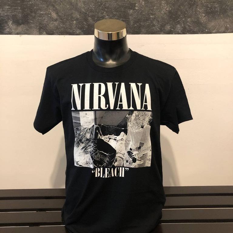 Nirvana Bleach T-Shirt (S), Men's Fashion, Tops & Sets, Tshirts & Polo  Shirts on Carousell