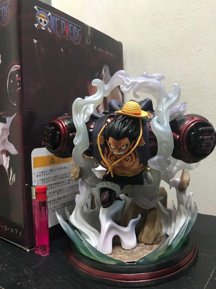 One Piece Luffy Gear 4 Bounce Man Cm Toys Games Action Figures Collectibles On Carousell