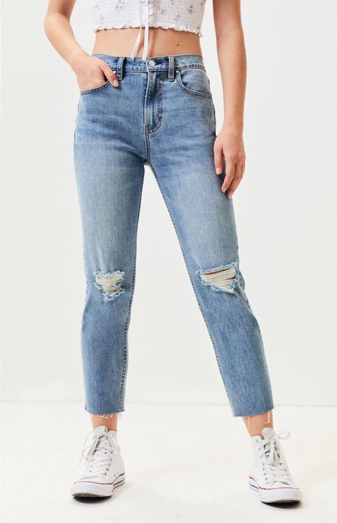 pacsun vintage icon ripped mom jeans 