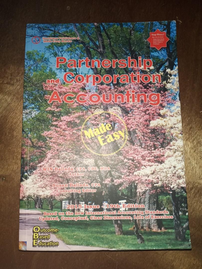 Partnership and Corporation Accounting by Win Ballada, Hobbies & Toys