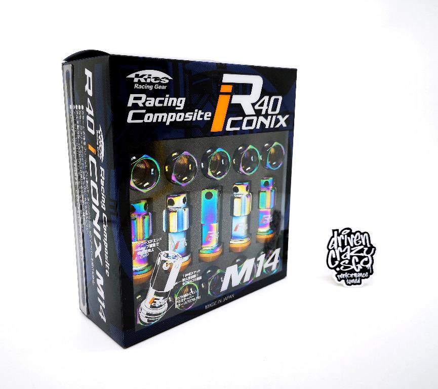 Project Kics Iconix R40 Racing Lug Nut Set FK2/FK8 M14x1.5, Car ...
