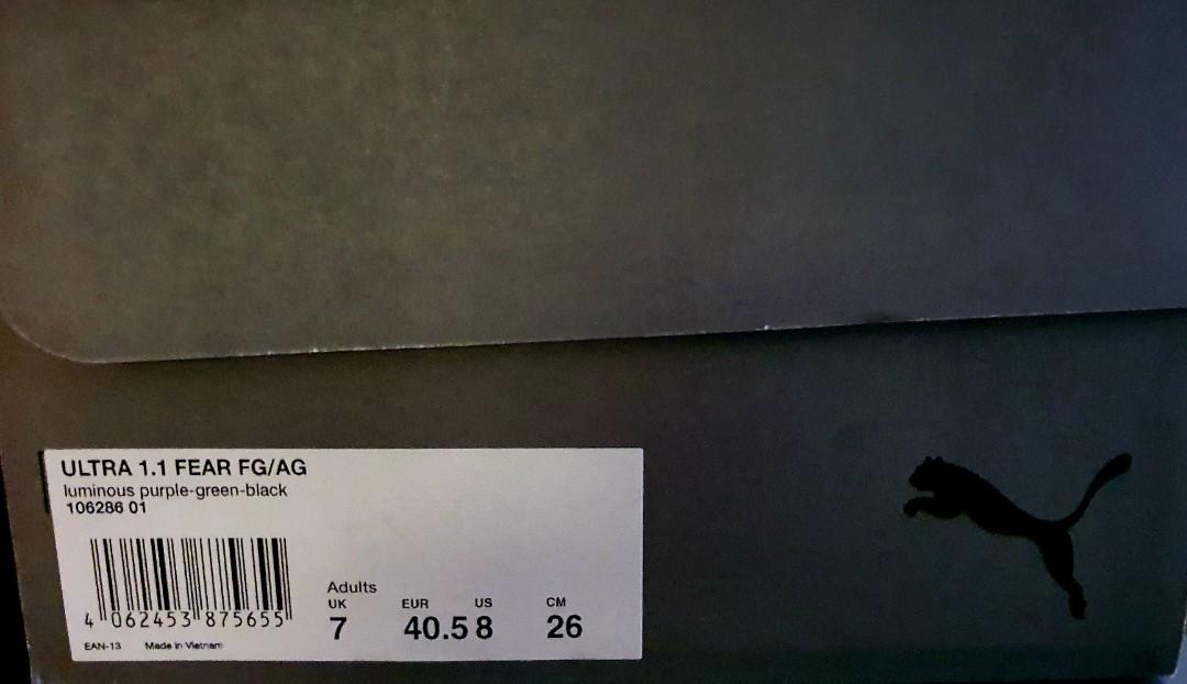 Puma Ultra 1.1 Fg Ag Fear Pack