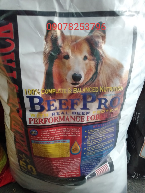 Beef pro adult 22kg, Pet Supplies, Pet Food on Carousell