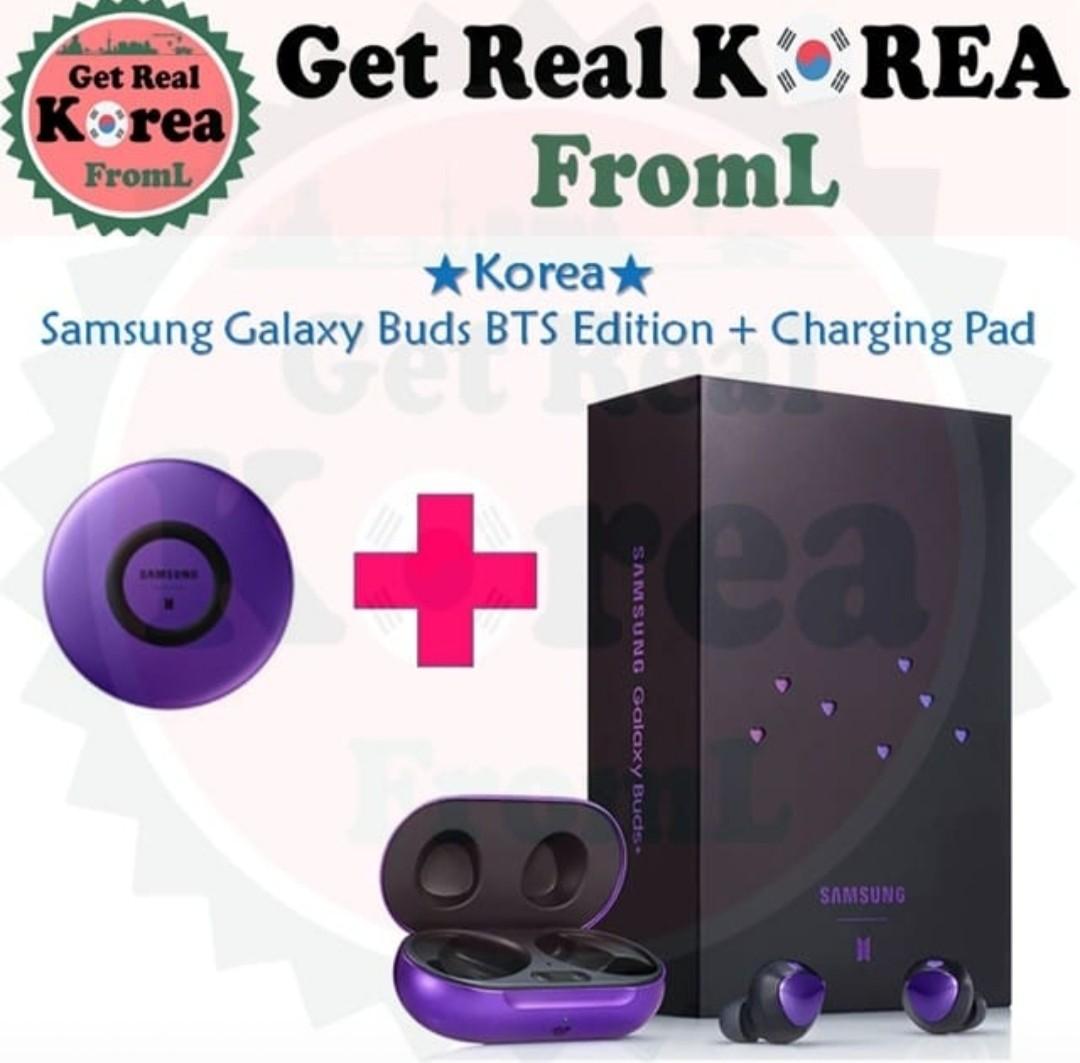 Galaxy buds+ y store wireless charger bts edition