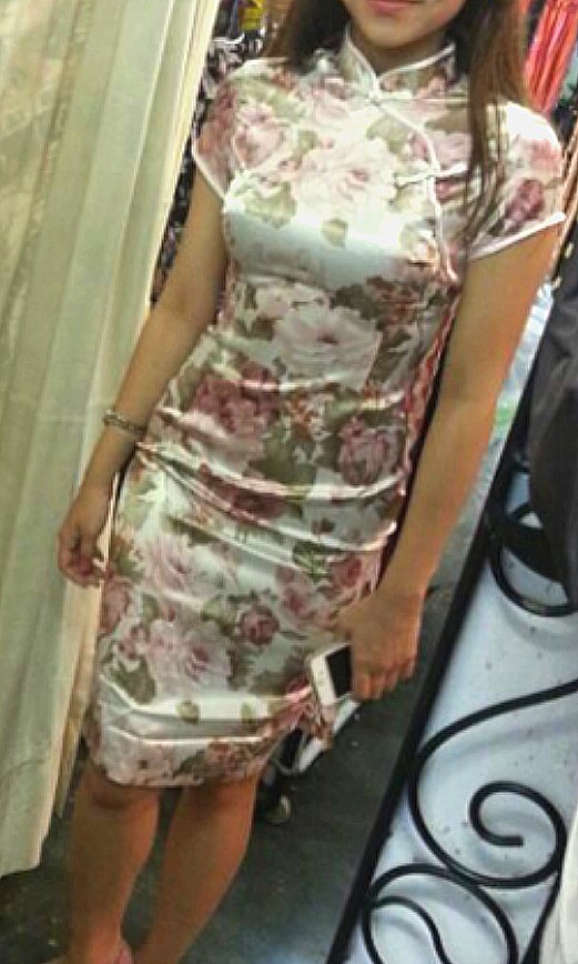 Satin cheongsam cheap