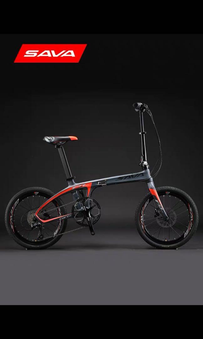 INSTOCK Sava Z1 Carbonfibre Foldable Bike Foldie Folding