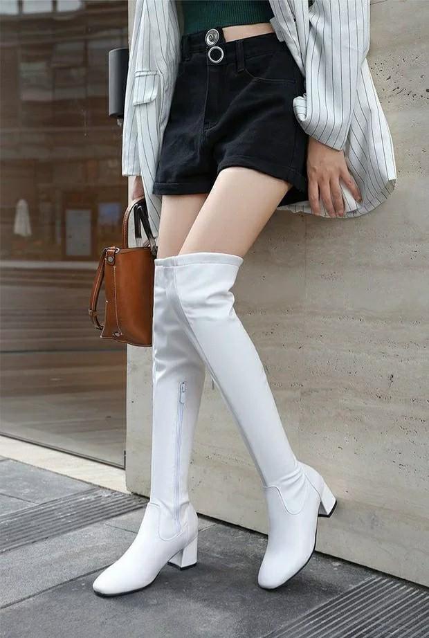 Custom made shop high heel boots
