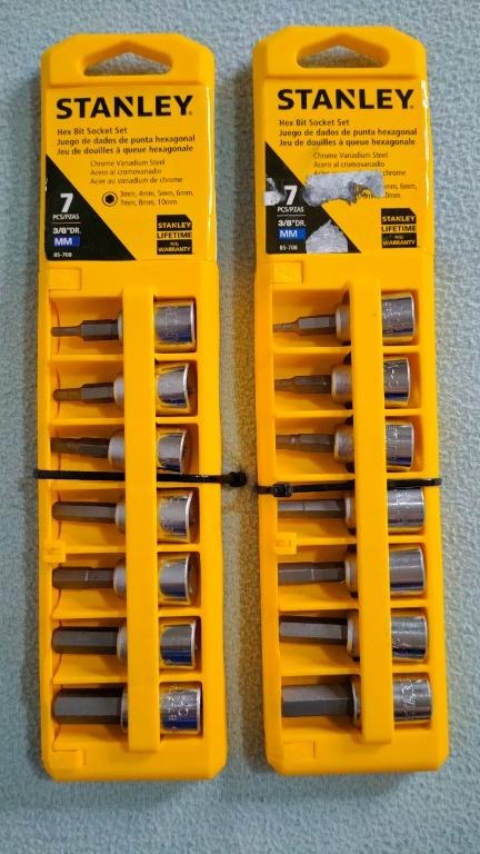 Stanley hex bit socket set top