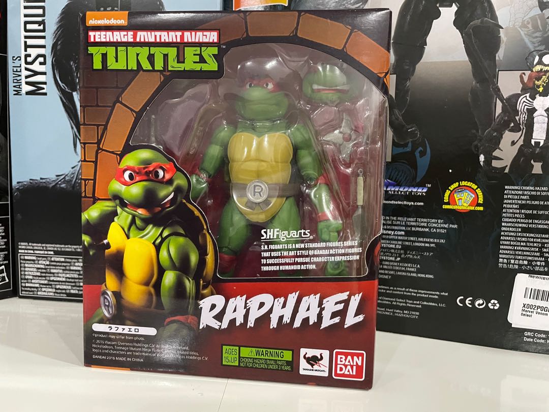 Figurine TMNT Raphael - Bandai S.H.Figuarts - Tortues Ninja - Occasion