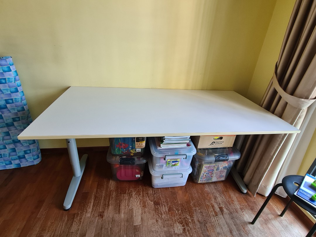 Large Used study table from ikea, Furniture & Home Living, Furniture ...