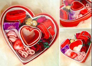 Valentine sexy heart sweet charcuterie box