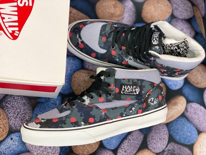 Vans half cab supreme x cdg digi online camo olive