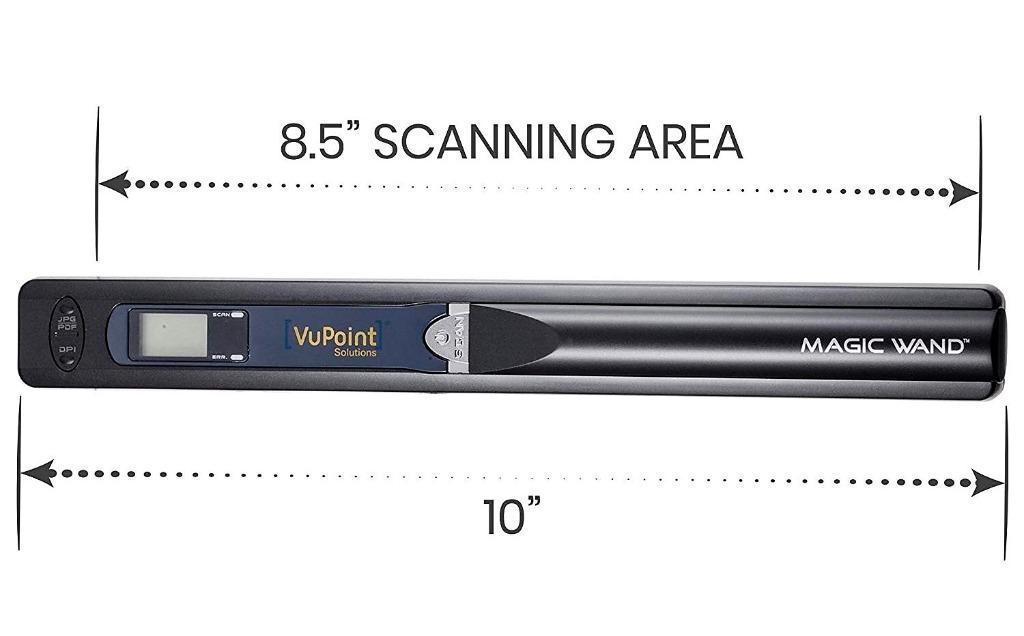 VuPoint Handheld Magic Wand Portable Scanner Deluxe Kit, 100% from U.S ...