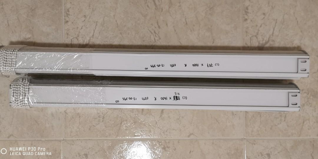 Window blind (Category: Other Home Furniture) located in Singapore. Submitted by duckhams (Listing ID 186683596, Image 2). Description: Selling my window blinds. New due to wrong colour chosen.. Length written or can reconfirmed with me Selling separately.. Please view first. Price range $50- $120 per piece..