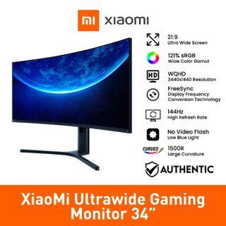 Xiaomi Mi Surface Curved Gaming Ultrawide Monitor 34 Inch 2k 144Hz High Refresh Rate