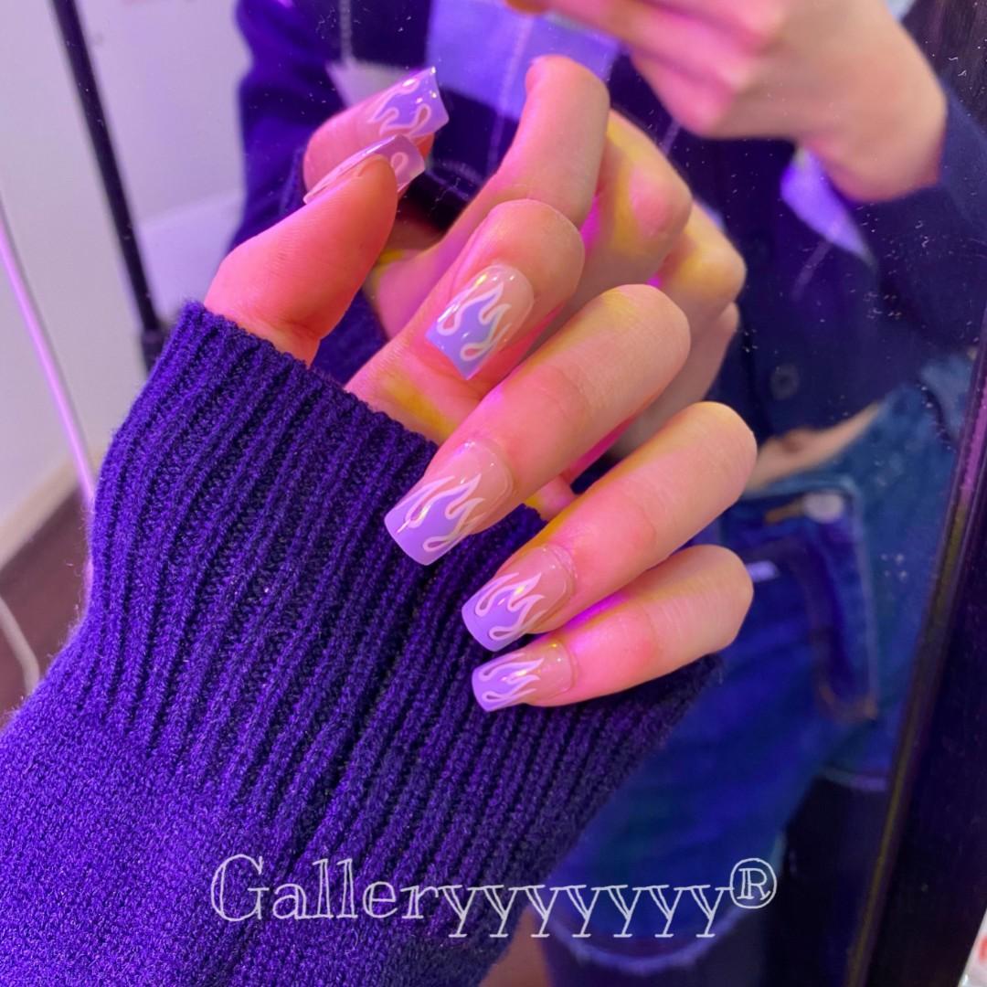 Y2k Baby Blue Fire Flame Press On Nail Fake Nail 蓝色火焰透明穿戴甲 Freshstart Health Beauty Perfumes Nail Care Others On Carousell Y2k Baby Blue Fire Flame Press On Nail Fake Nail 蓝色火焰透明穿戴甲 Freshstart Health Beauty Perfumes Nail Care Others On Carousell
