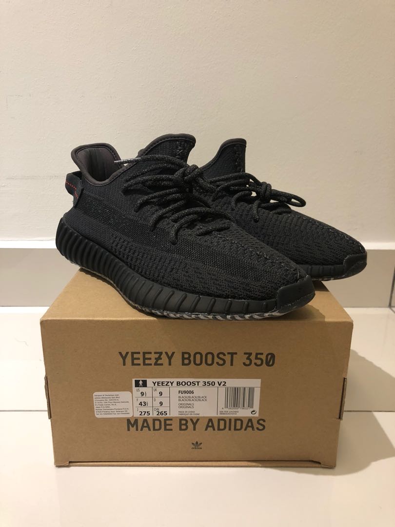 yeezy 350 black nr