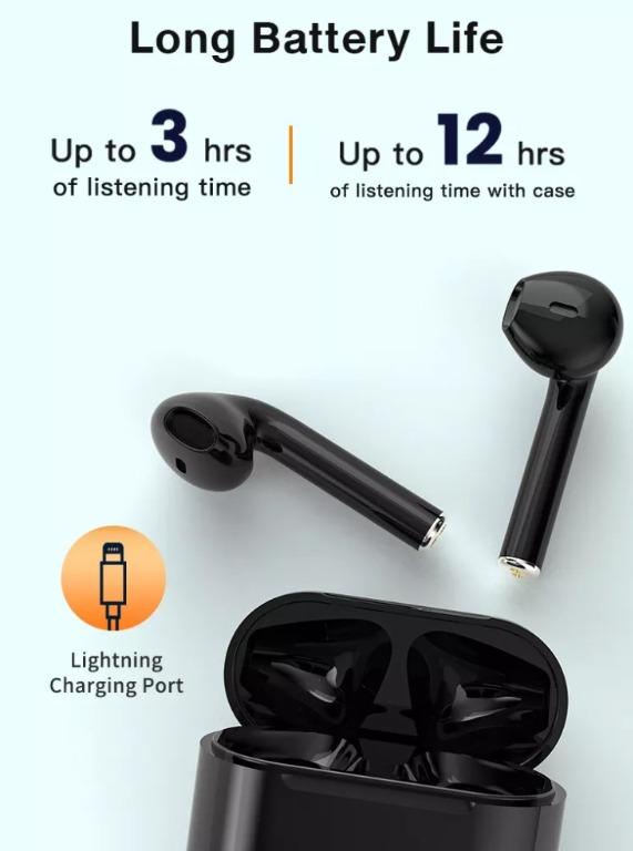ZNT FreeBuds II Wireless Earphone Bluetooth 5.0 Earphones Half in Ear Mono Stereo TWS Wireless Earphones Headphones Hi Fi Sound Built in Mic