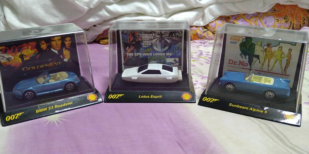 全新 007 James Bond Lotus Esprit Sunbeam Alpine5 Bmw Z3 Roadster 占士邦經典戰車 Shell Not Tomy Tomica Tomyetc 興趣及遊戲 旅行 旅遊 旅行必需品及用品