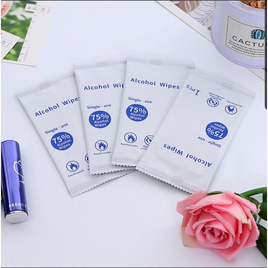 消毒濕紙巾 卫生湿巾 便携装5 酒精湿巾 单片独立包装 消毒湿巾 湿纸巾小包 消毒液酒精棉片 杀菌湿巾 卫生湿巾便携装 75 酒精消毒湿巾 一次性学生擦手杀菌棉片 儿童便携式独立包装 美容 化妝品 皮膚護理