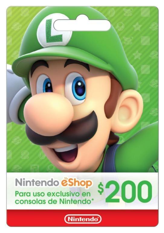 墨西哥nintendo Switch Eshop Card Mexico 任天堂預付卡禮品卡mxn 0 披索 遊戲機 遊戲機遊戲 Carousell