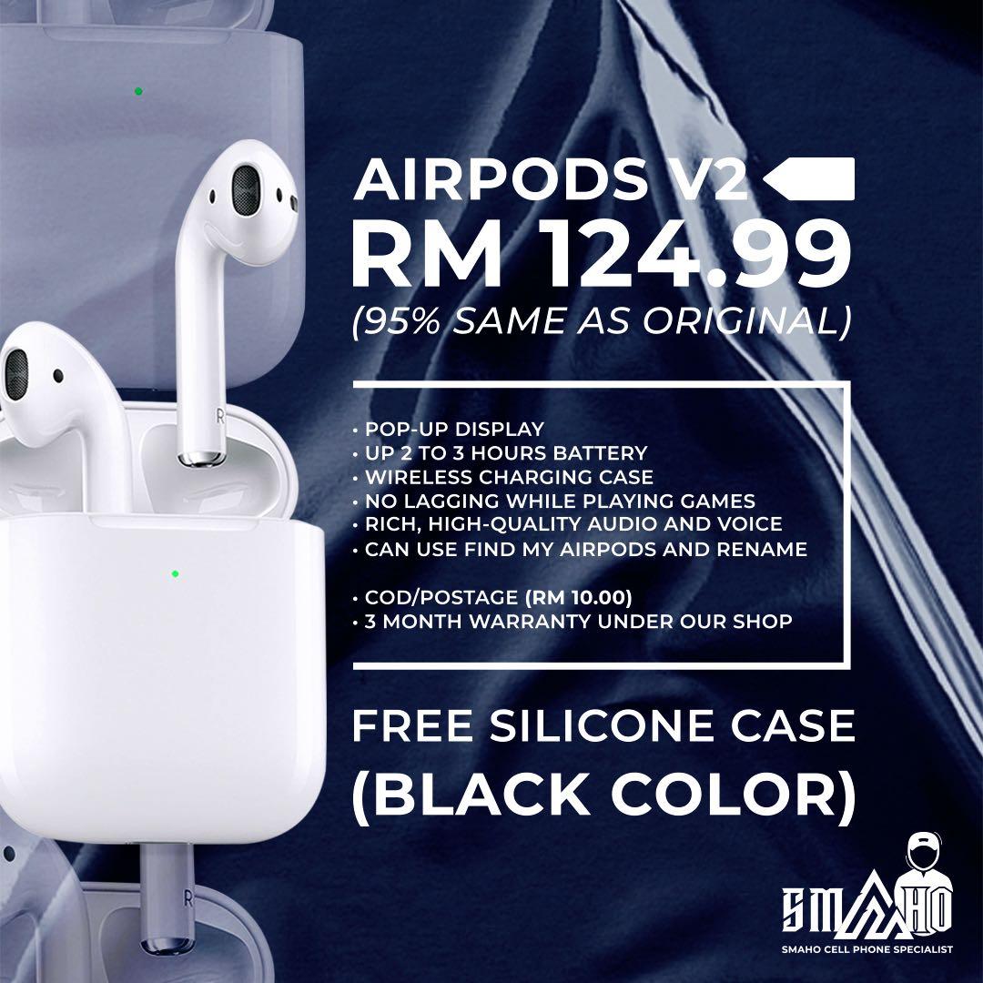 Airpods 2 Mobile & Gadgets, Wearables & on Carousell