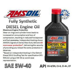 Amsoil fully synthetic diesel gas engine oil  made in usa