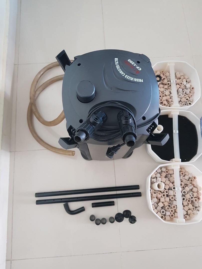 Atman CF1200 Pressurised Canister Filter, Pet Supplies, Homes & Other